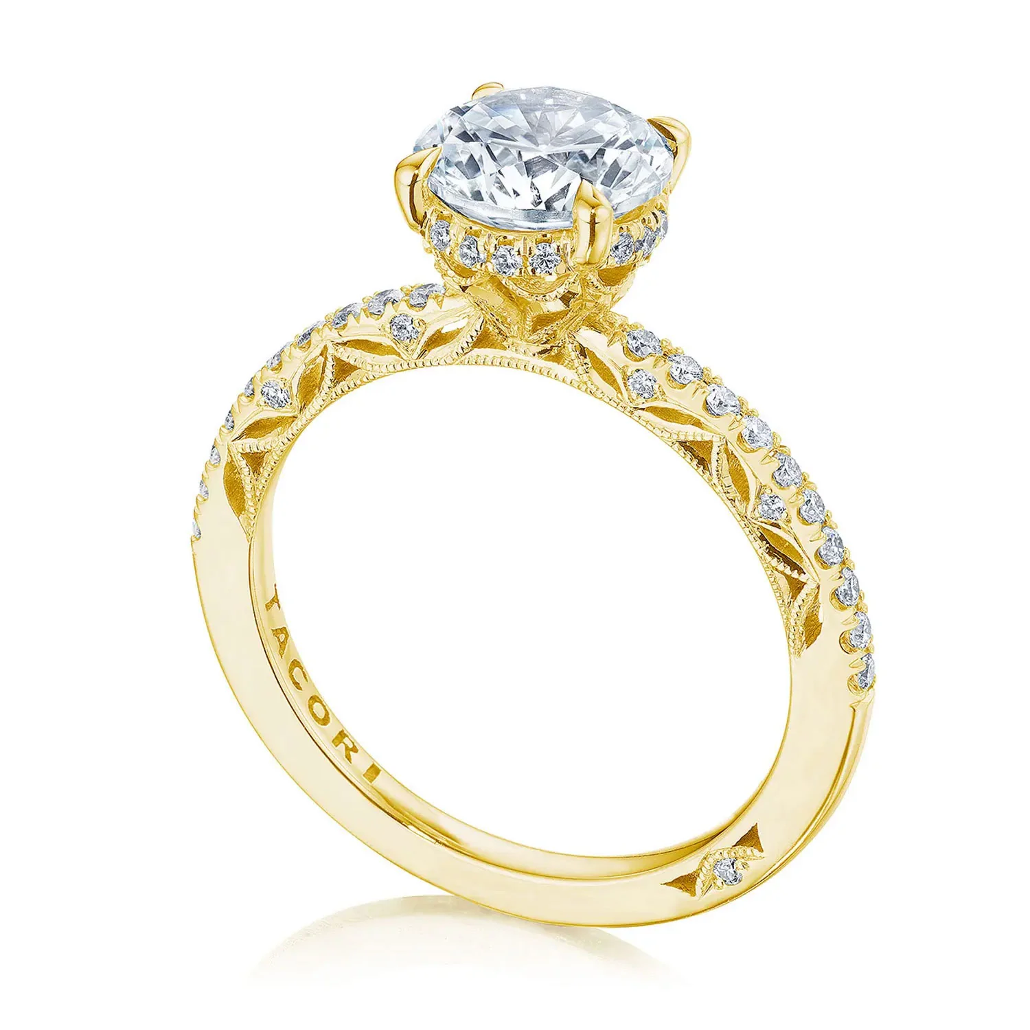 TACORI 18K Dantela Diamond Engagement Ring - Image 2