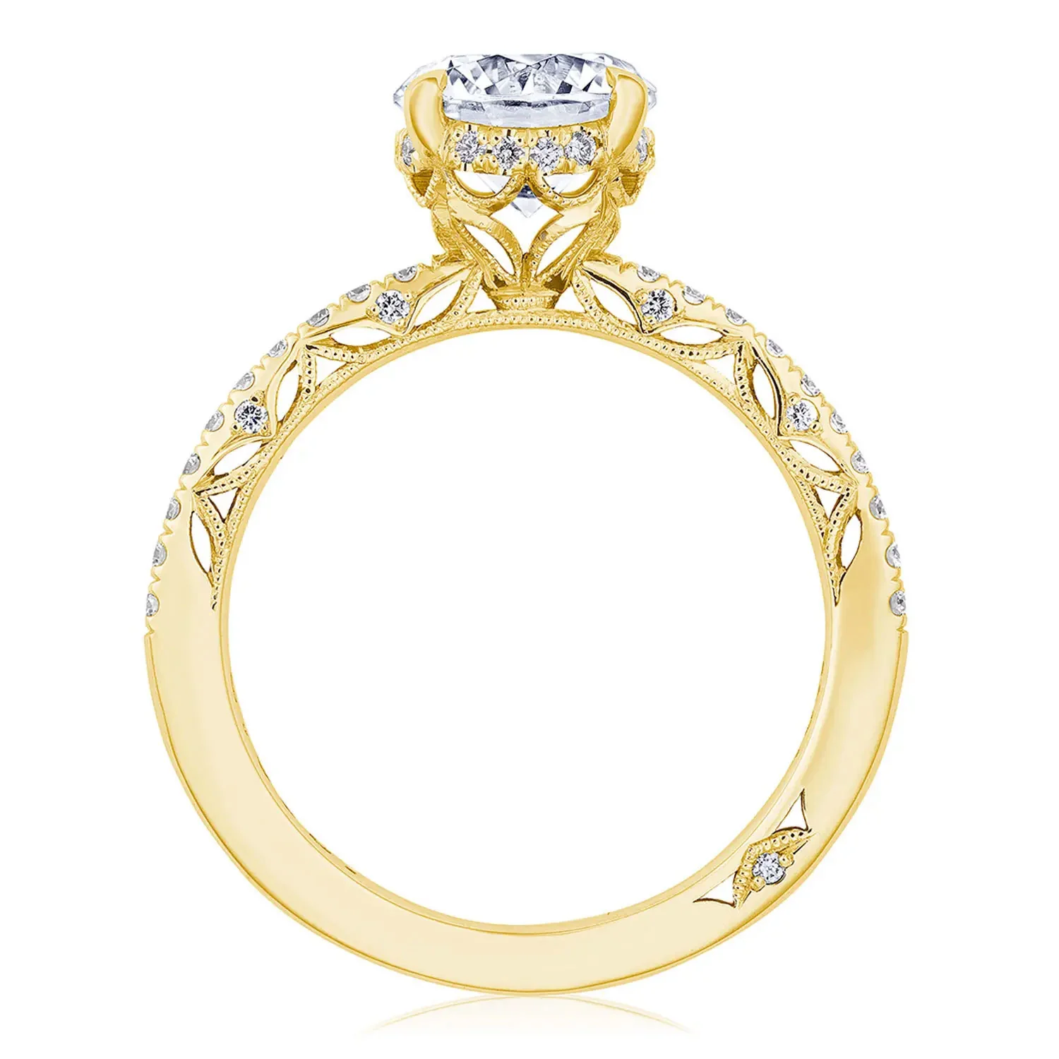 TACORI 18K Dantela Diamond Engagement Ring - Image 3