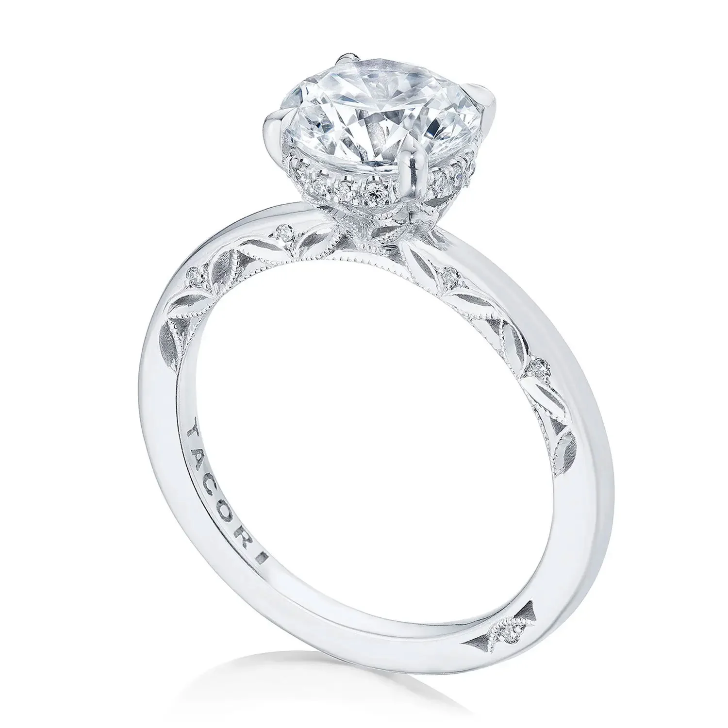 TACORI 18K Dantela Diamond Engagement Ring - Image 2