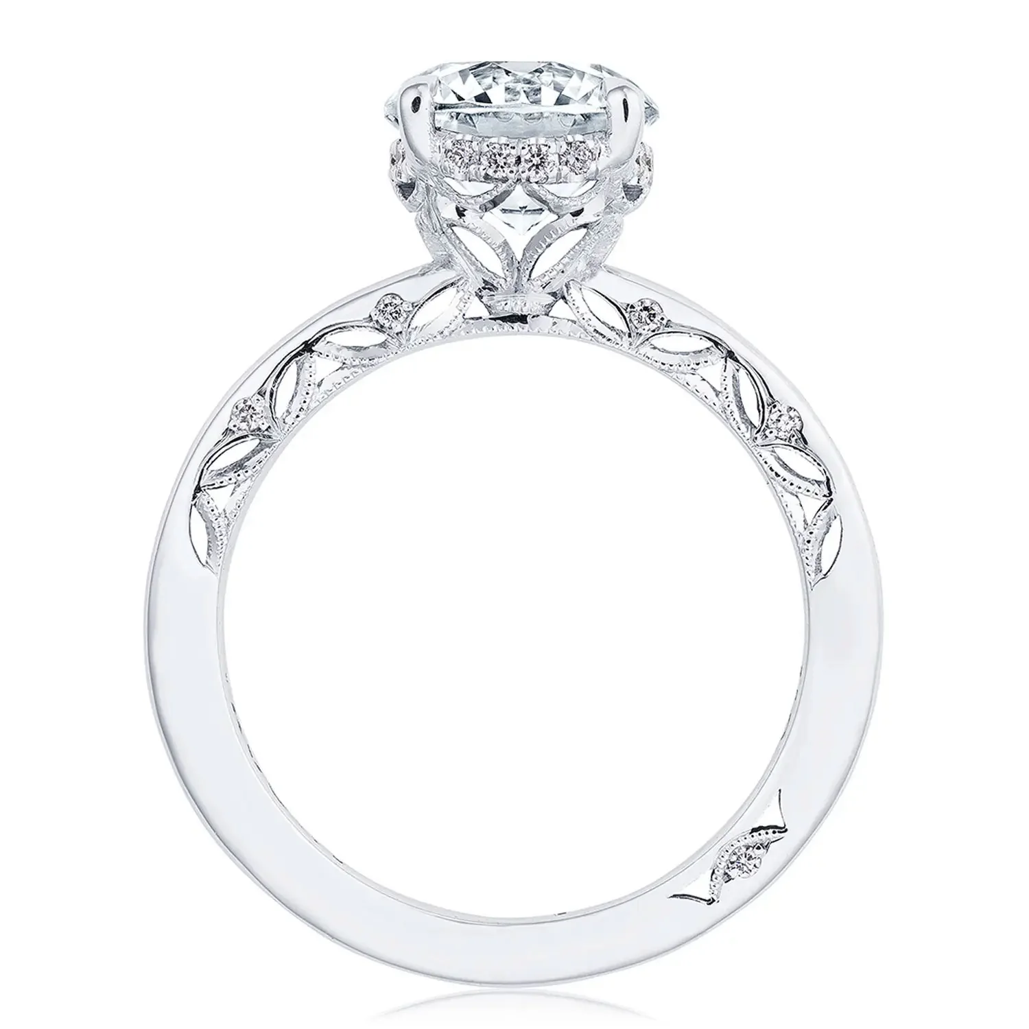 TACORI 18K Dantela Diamond Engagement Ring - Image 3