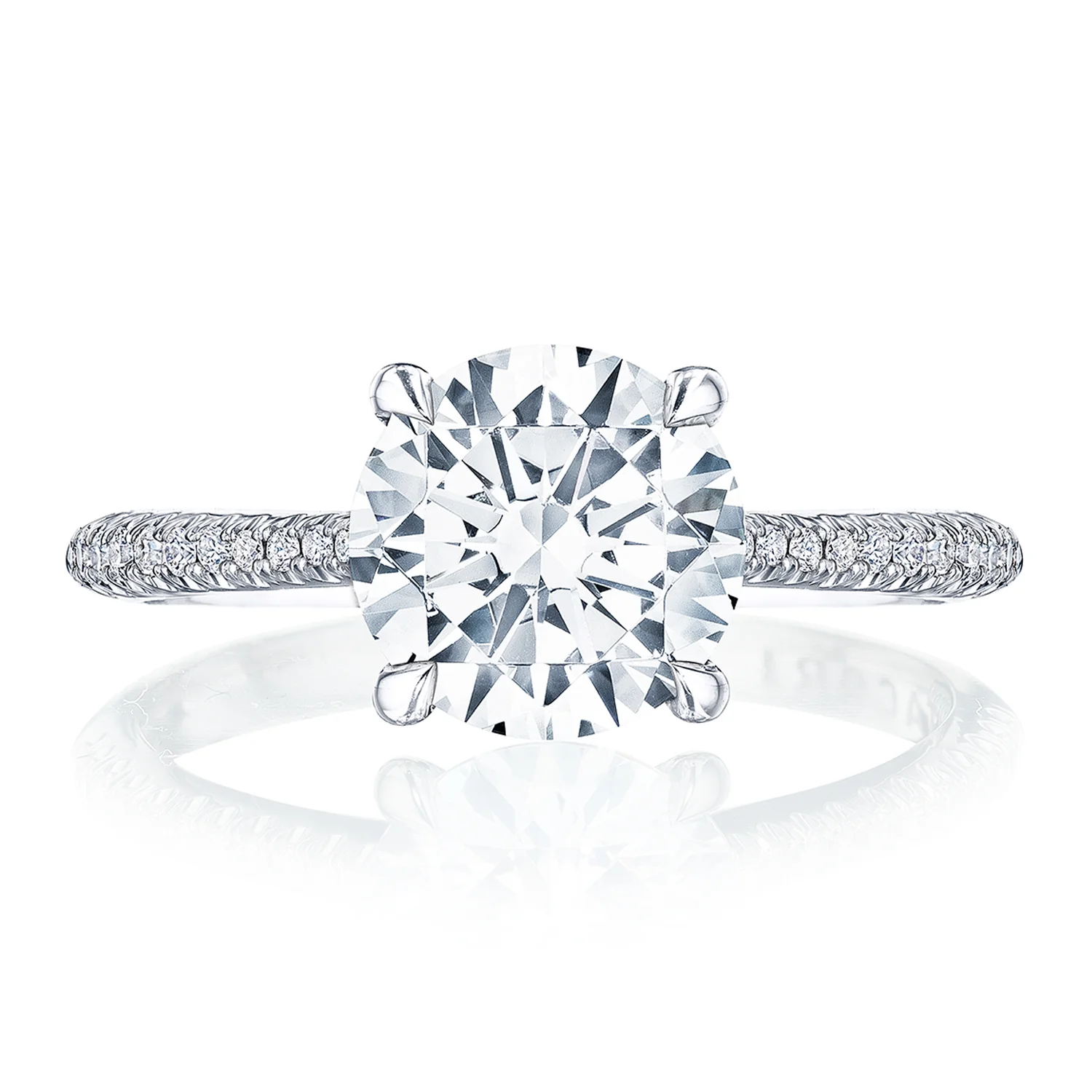 TACORI 18K Round Diamond Engagement Ring