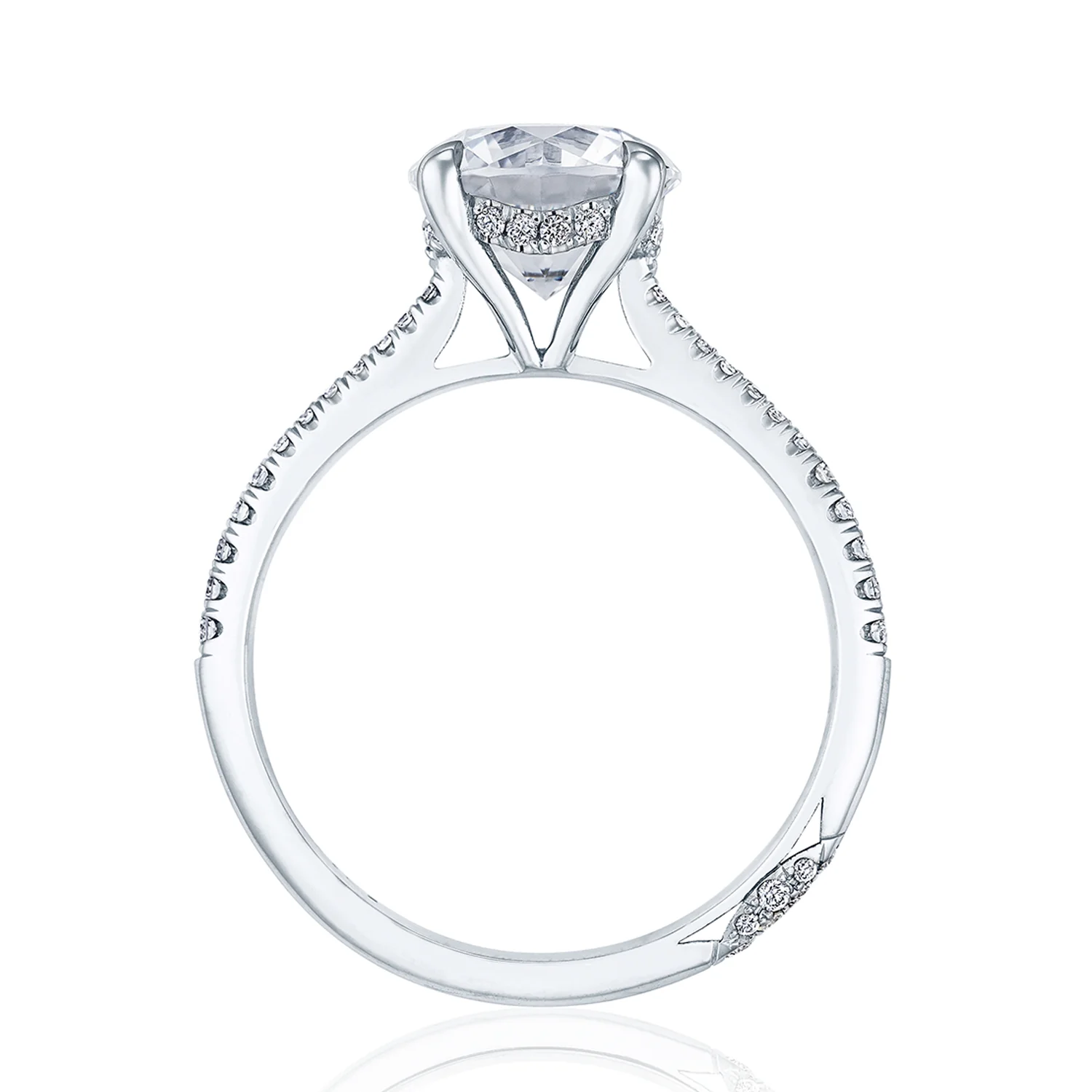 TACORI 18K Round Diamond Engagement Ring - Image 3