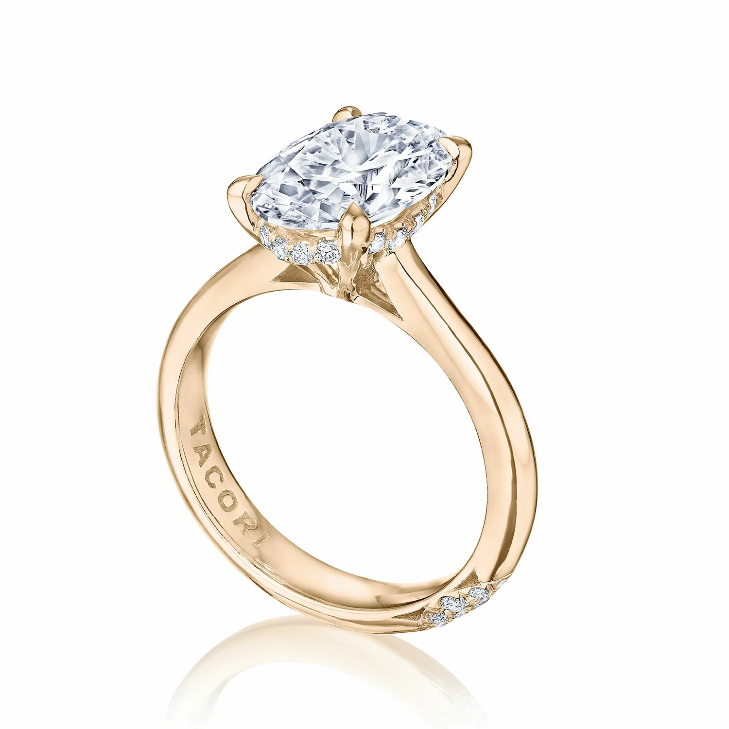 TACORI 18K Founder's Collection Diamond Engagement Ring - Image 2