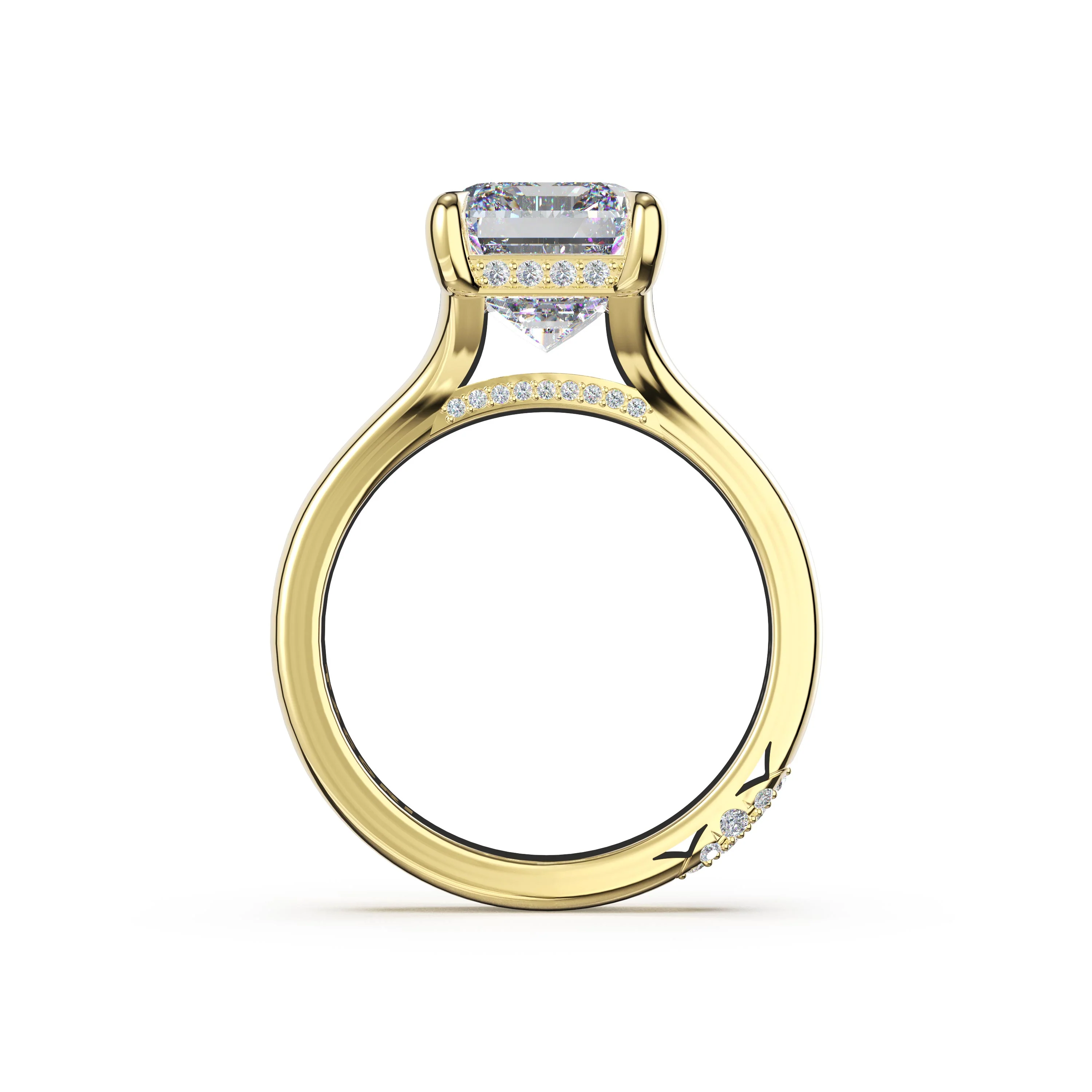 TACORI 18K Founders Tapered Solitaire Diamond Engagement Ring - Image 3