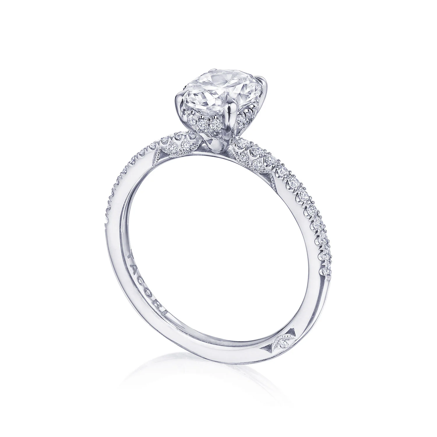 TACORI Simply TACORI 18K Oval Diamond Engagement Ring - Image 2