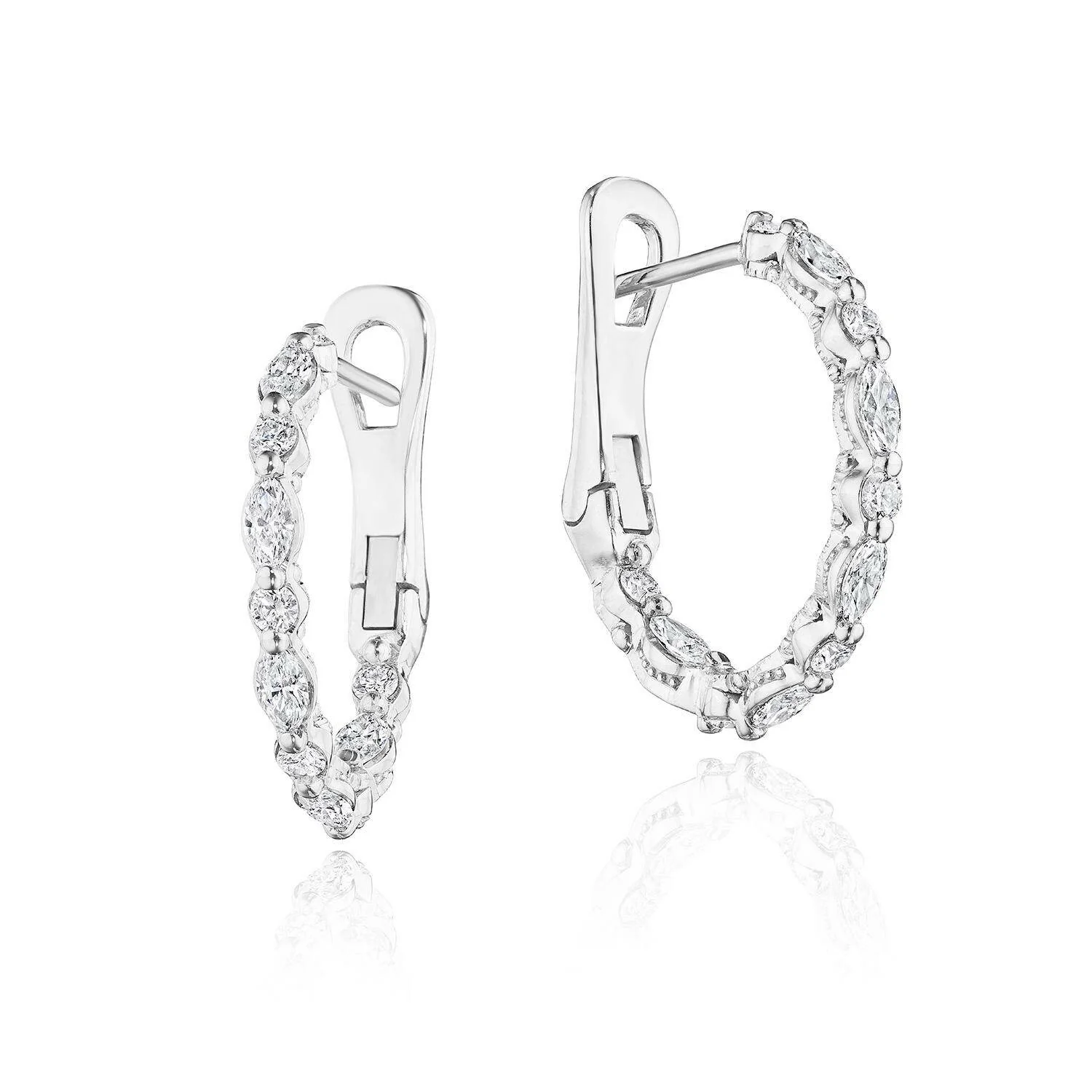 TACORI 18K Stilla 0.85 CTW Diamond Hoop Earrings