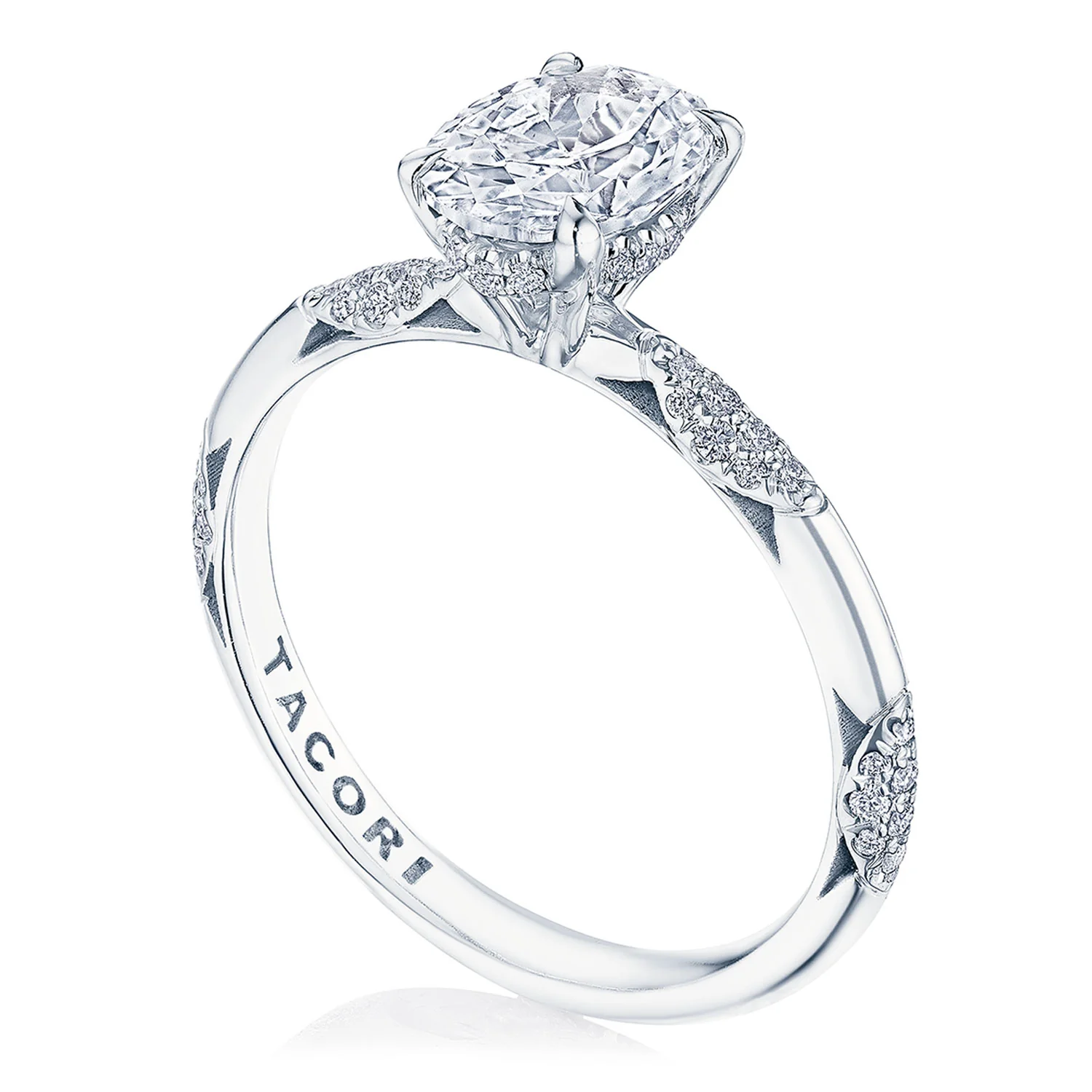 TACORI 18K Founder's Collection Diamond Engagement Ring - Image 2