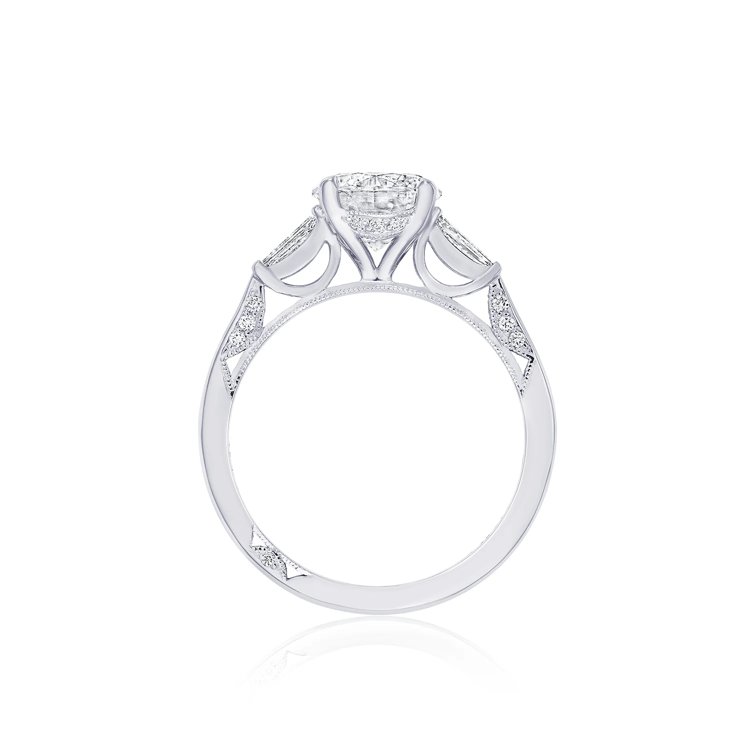 TACORI Simply TACORI 18K Round Diamond Engagement Ring - Image 3