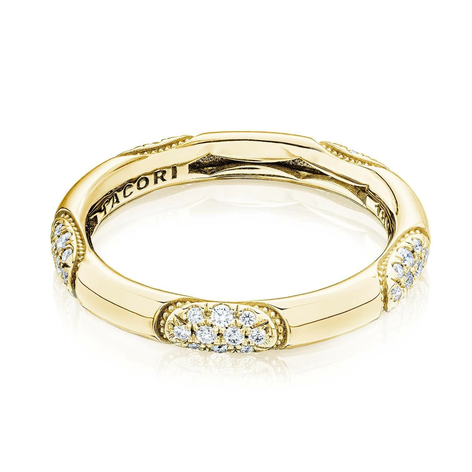 TACORI 18K Crescent Eclipse 360° Foundation Diamond Ring