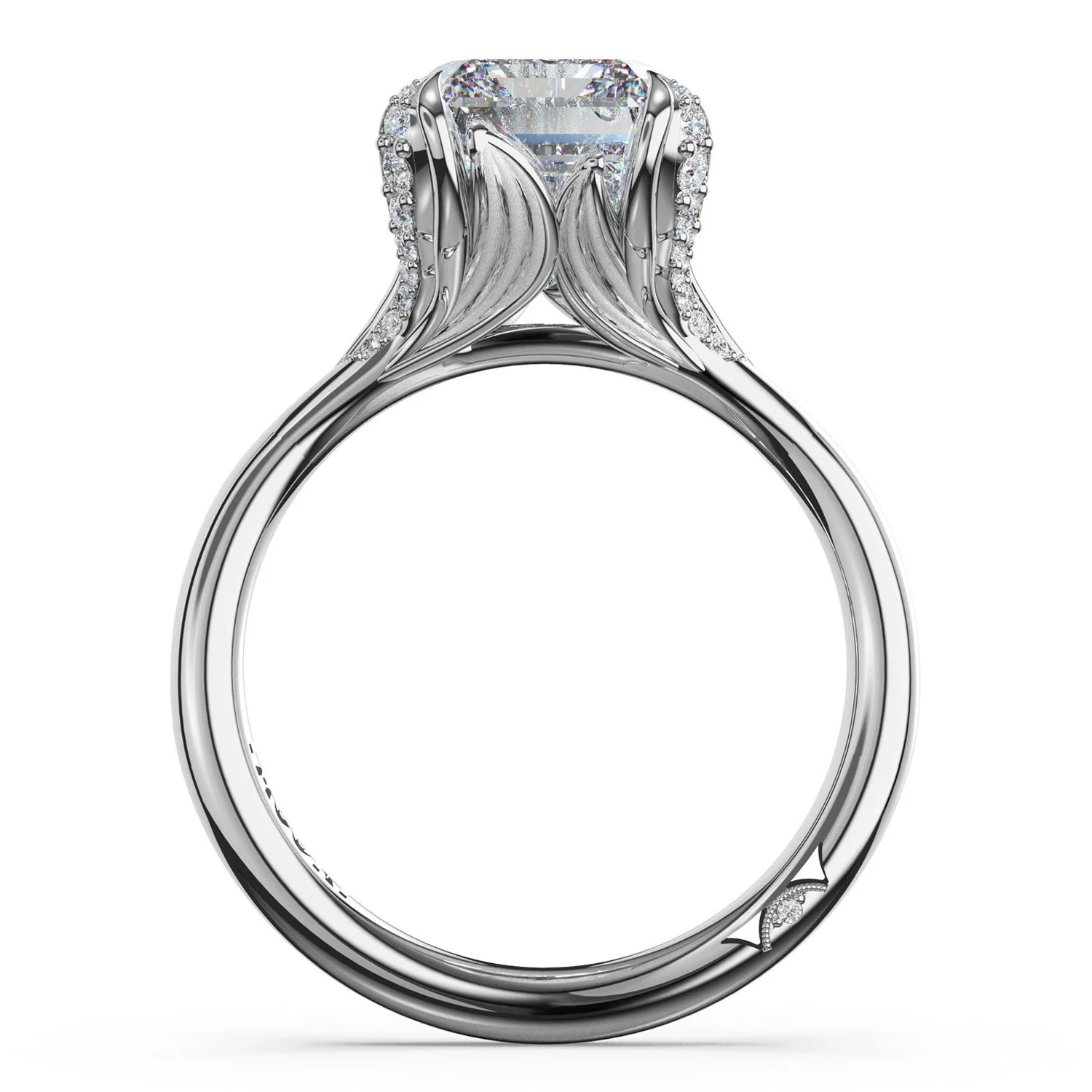 TACORI Dahlia Platinum Diamond Engagement Ring - Image 3