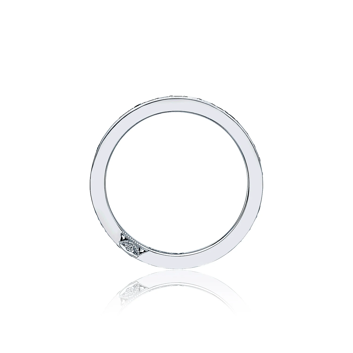 TACORI 18K Dantela Diamond Channel Wedding Band - Image 2