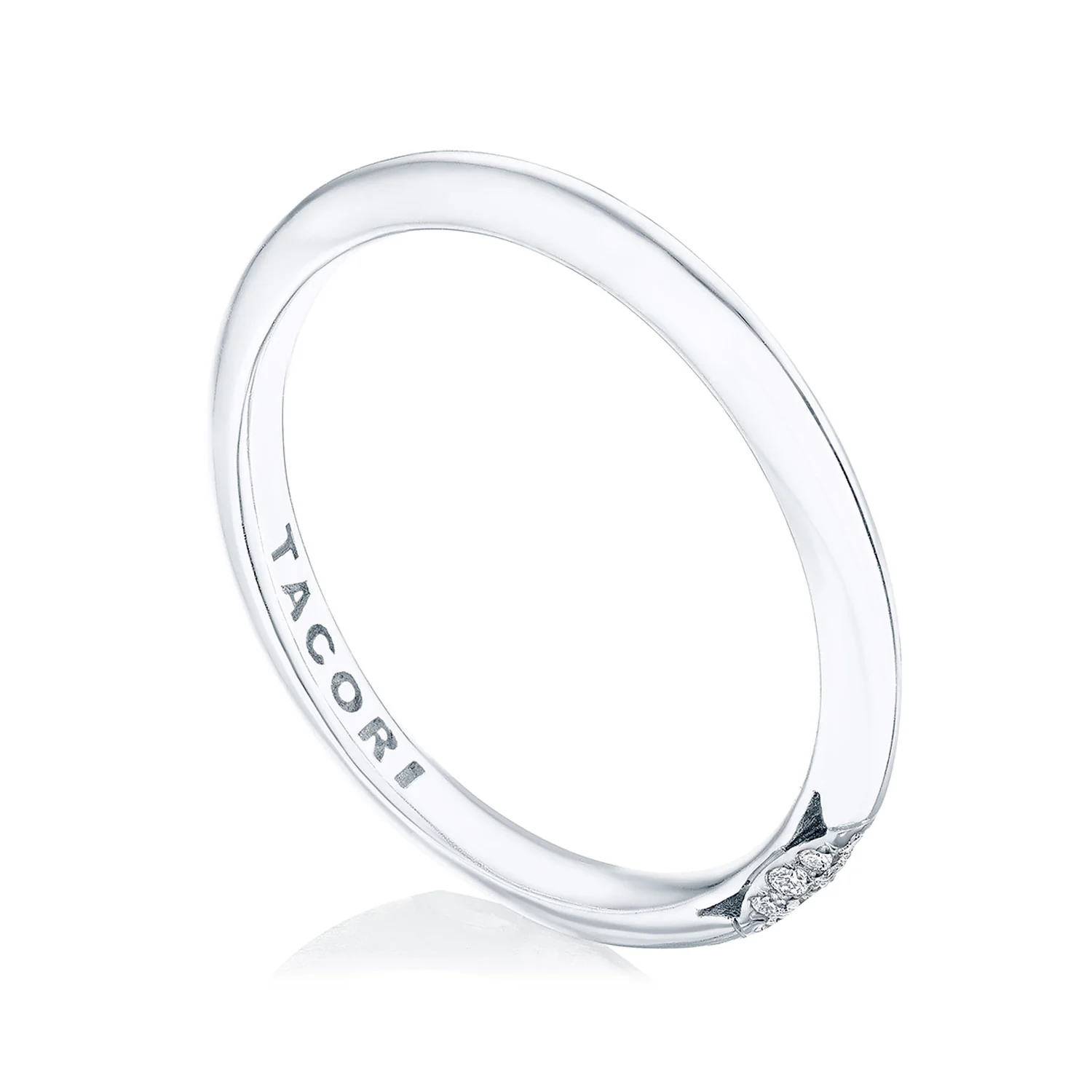 TACORI 18K Founder's Collection Thin Polished Wedding Band - Image 2