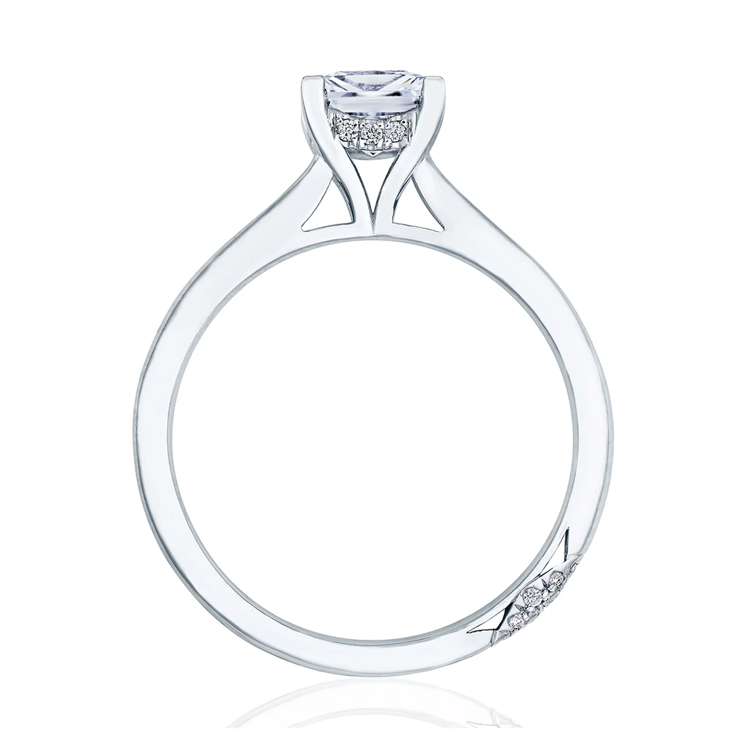 TACORI 18K Founder's Collection Princess Solitaire Engagement Ring - Image 3