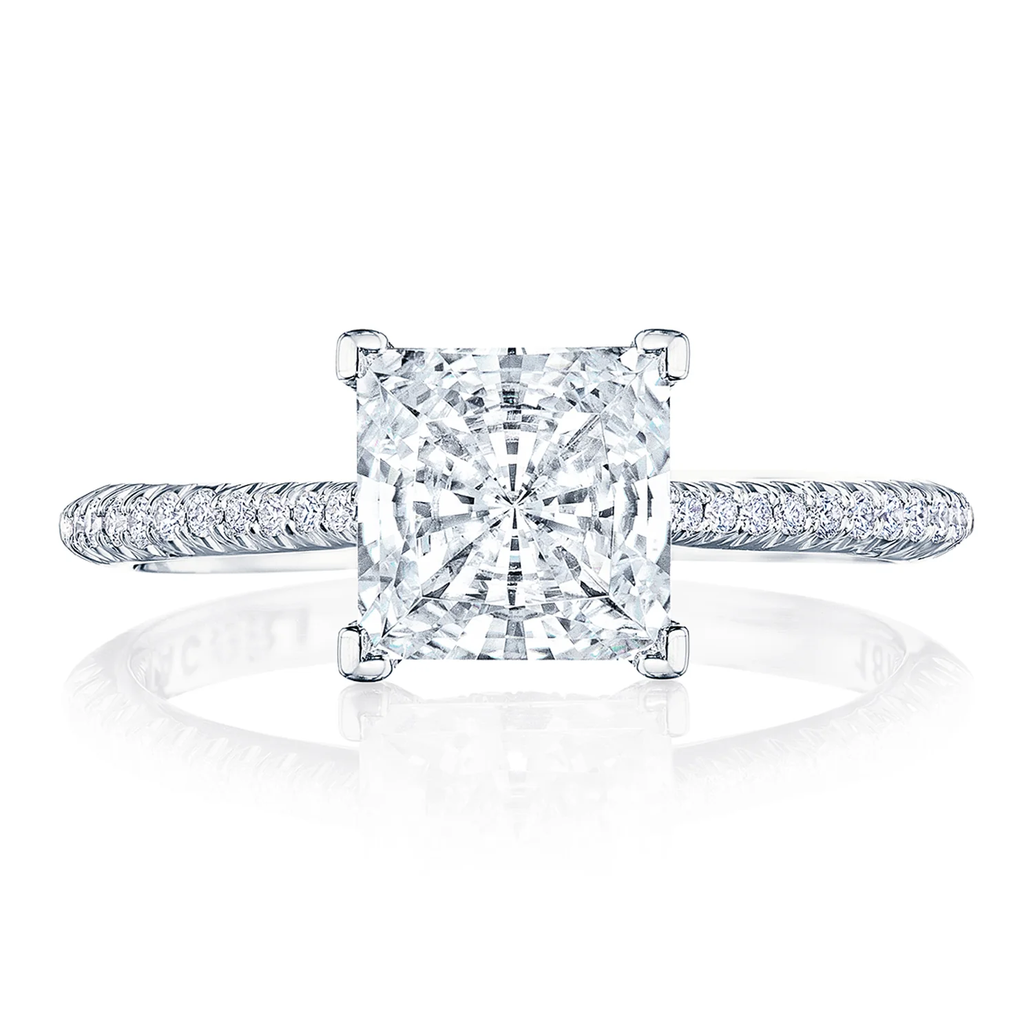 TACORI 18K Founder's Collection Princess Diamond Engagement Ring