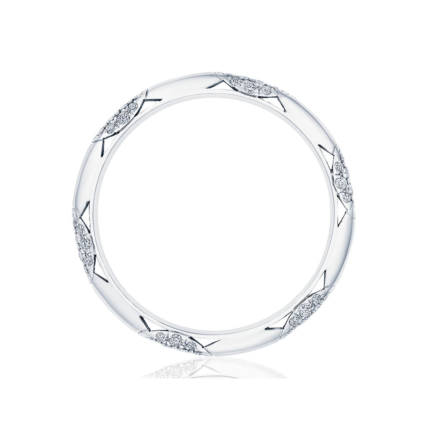 TACORI 18K Founder's Collection Diamond Cluster Eternity Band - Image 3