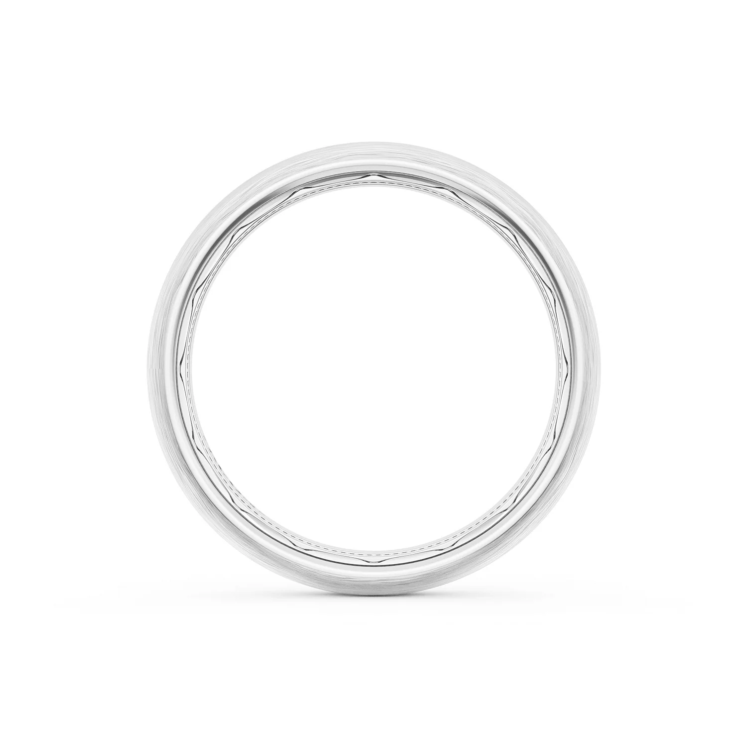 TACORI Platinum Black Diamond Wedding Band - Image 3