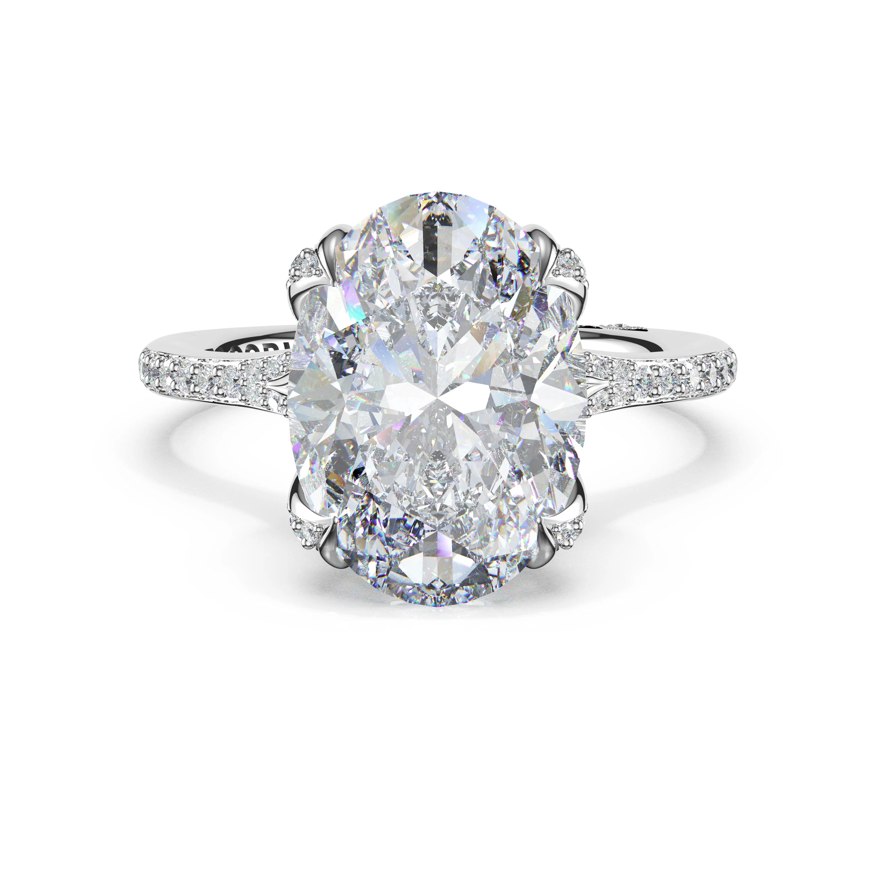 TACORI Platinum Dahlia Diamond Engagement Ring