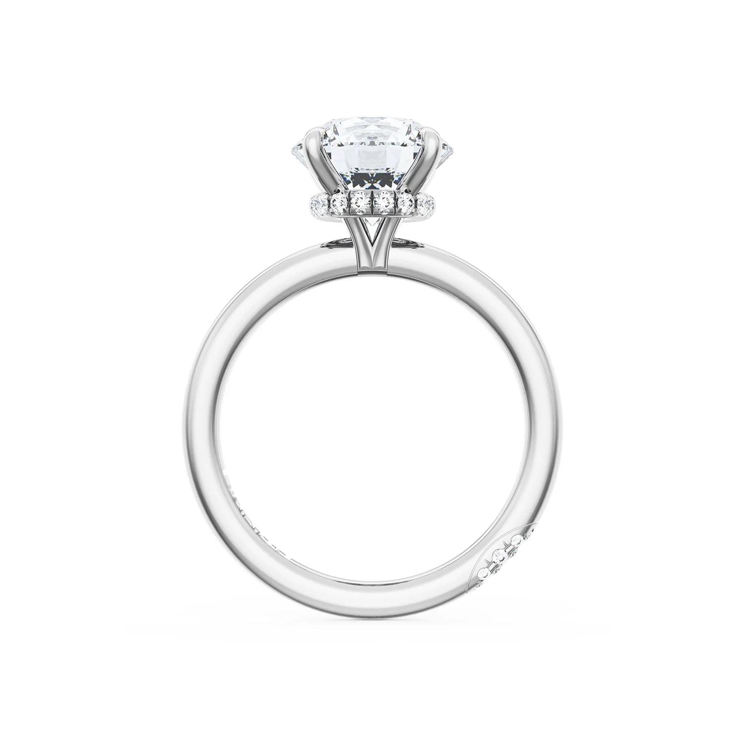 TACORI Platinum Diamond Solitaire Engagement Ring - Image 3