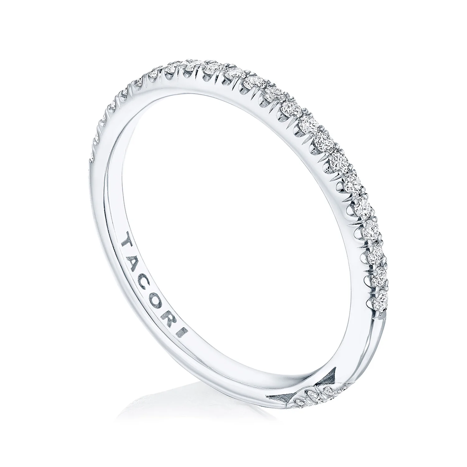 TACORI Platinum Founder's Collection Diamond 1/2 Eternity Band - Image 2