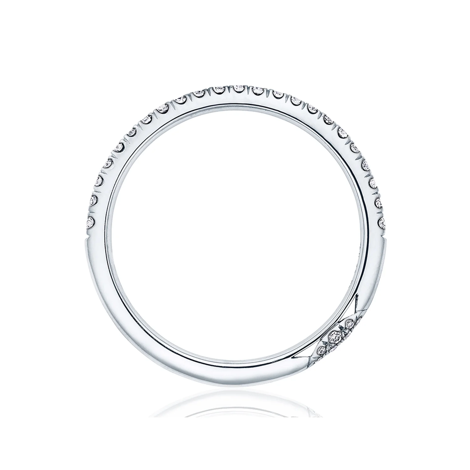 TACORI Platinum Founder's Collection Diamond 1/2 Eternity Band - Image 3