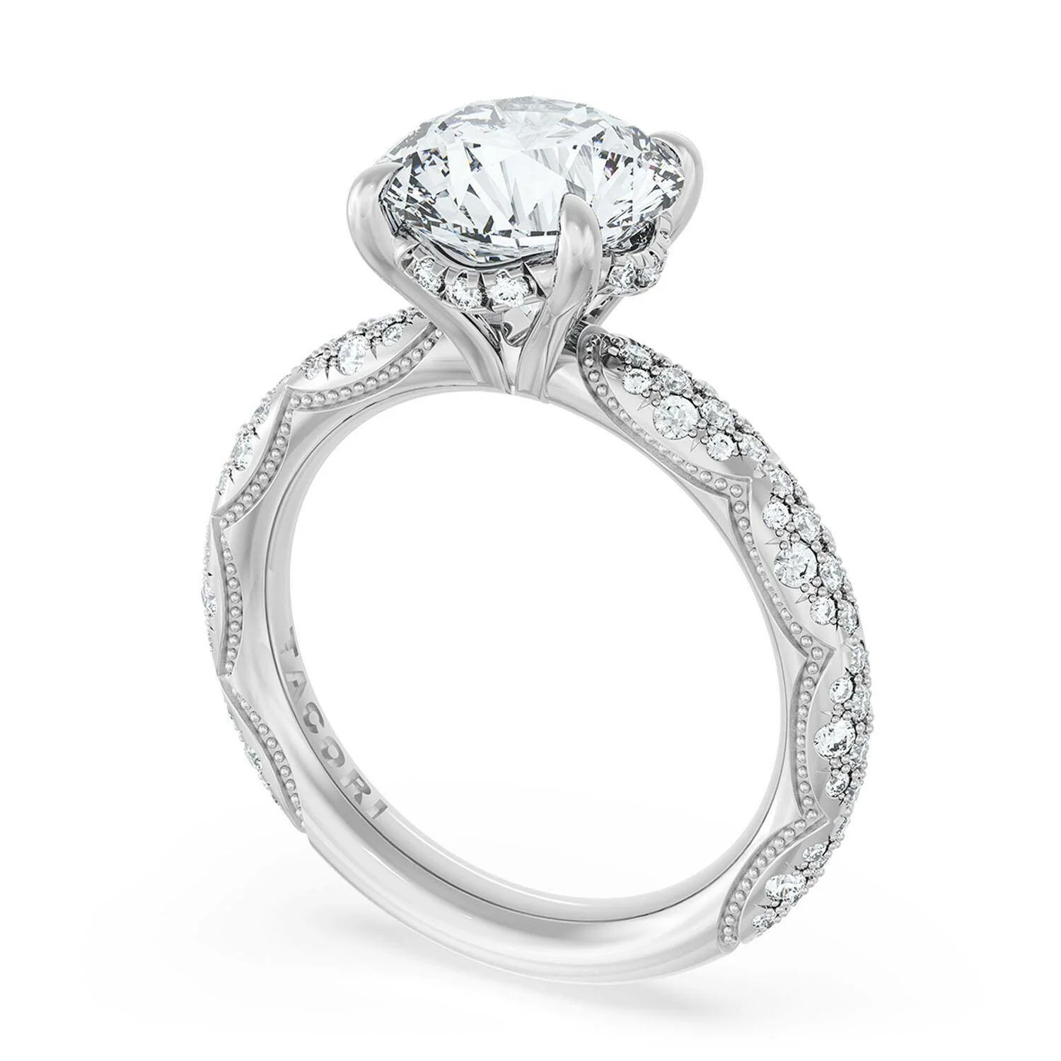 TACORI Platinum Founders Diamond Engagement Ring - Image 2
