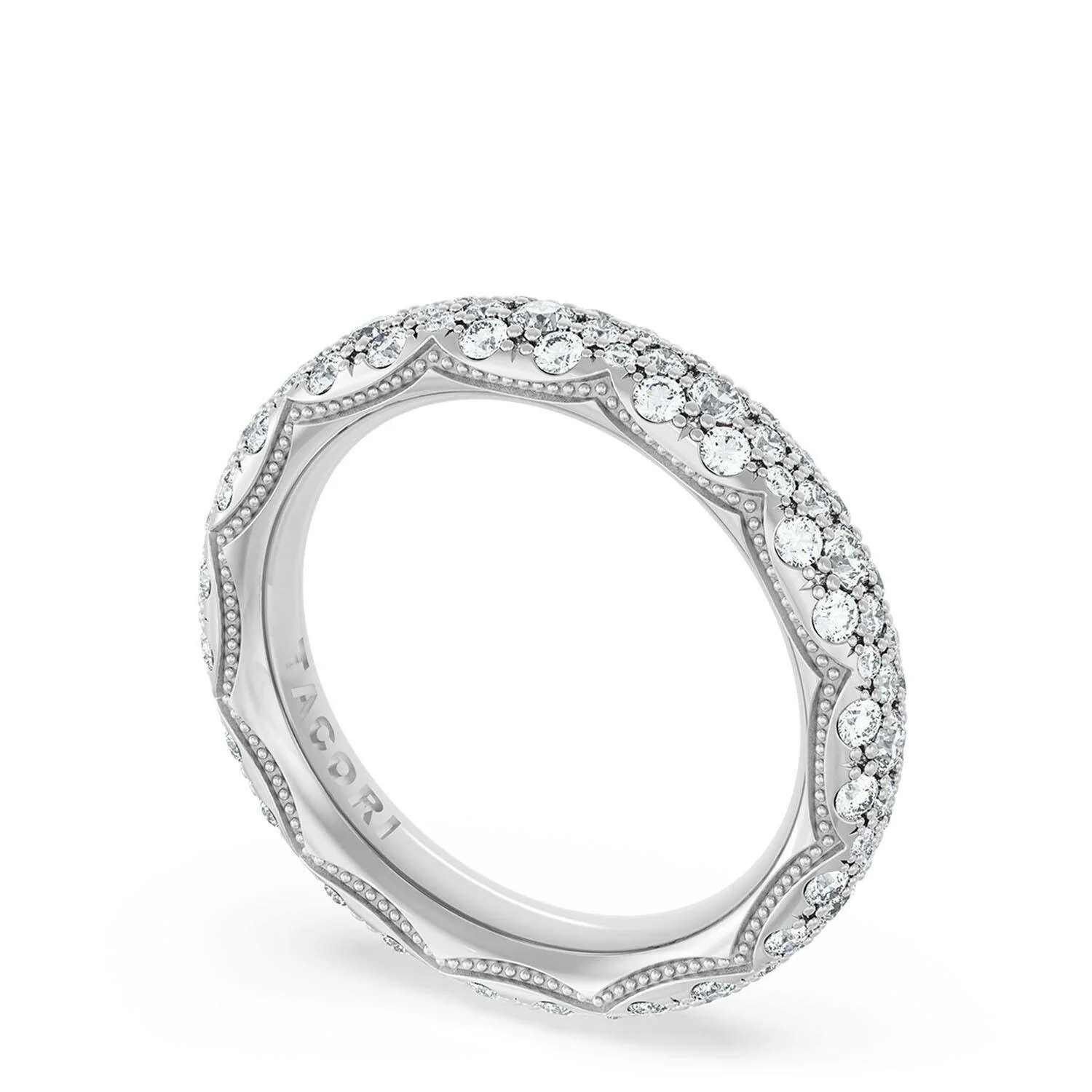 TACORI Platinum Founders Diamond Wedding Band - Image 2