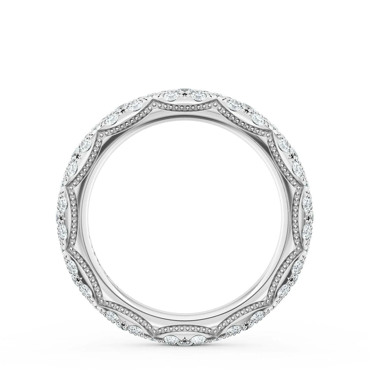 TACORI Platinum Founders Diamond Wedding Band - Image 3
