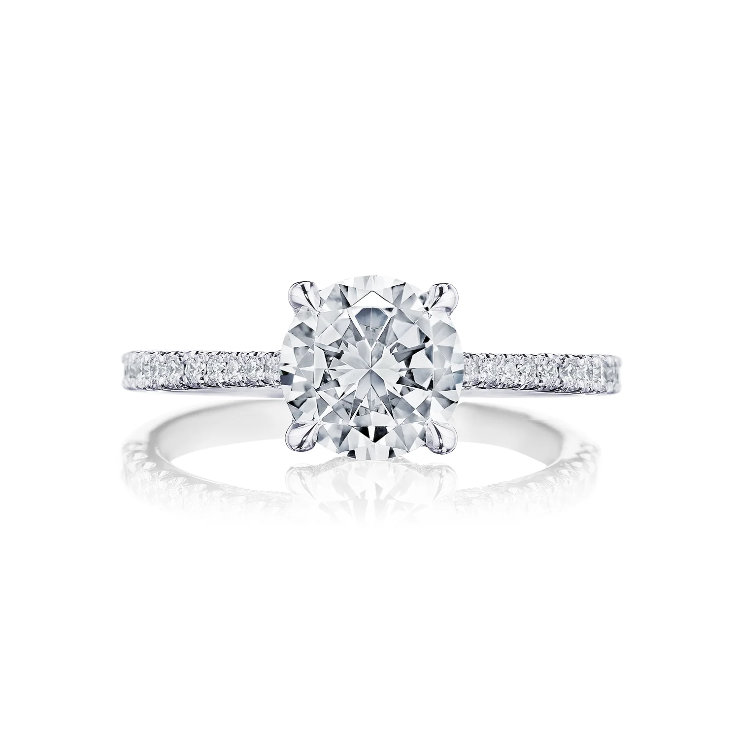 TACORI Simply TACORI Platinum 8MM 0.33ctw Round Diamond Engagement Ring