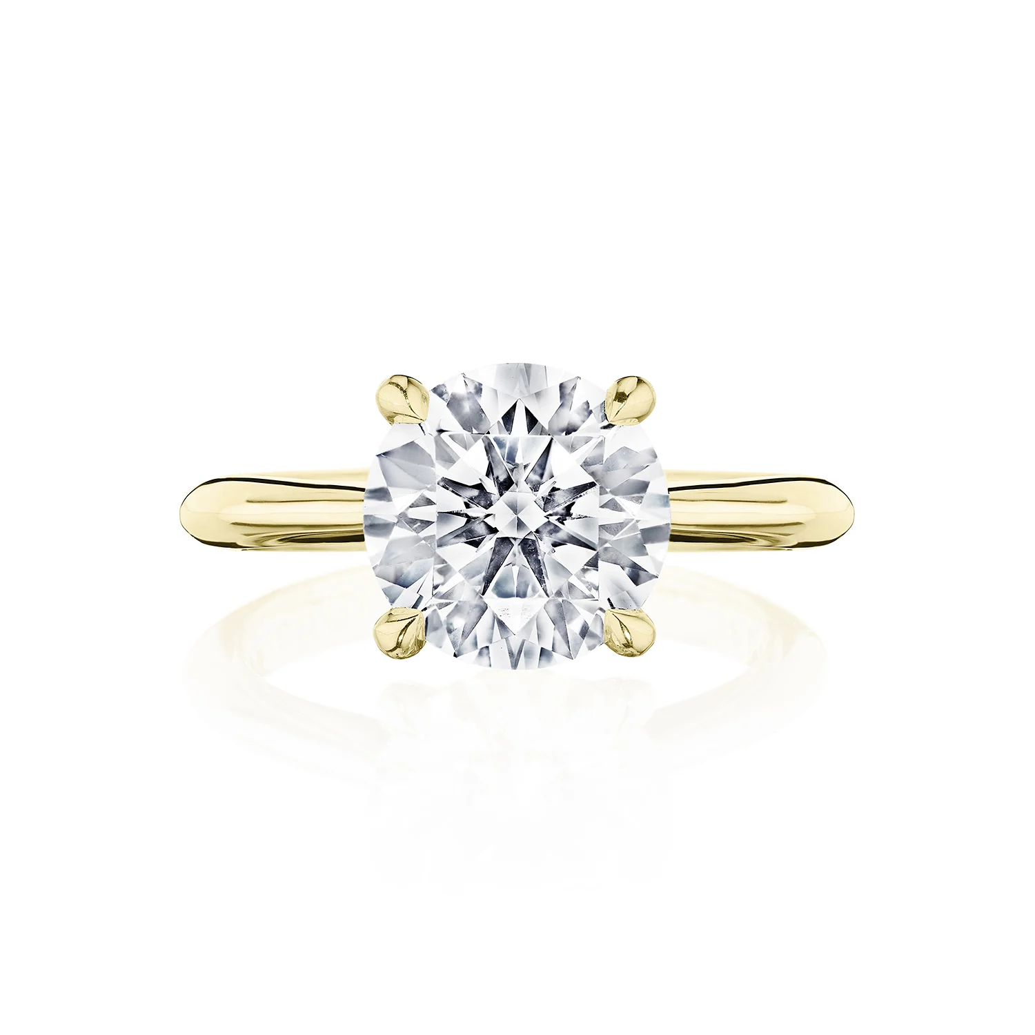 TACORI RoyalT 18K Round Diamond Engagement Ring