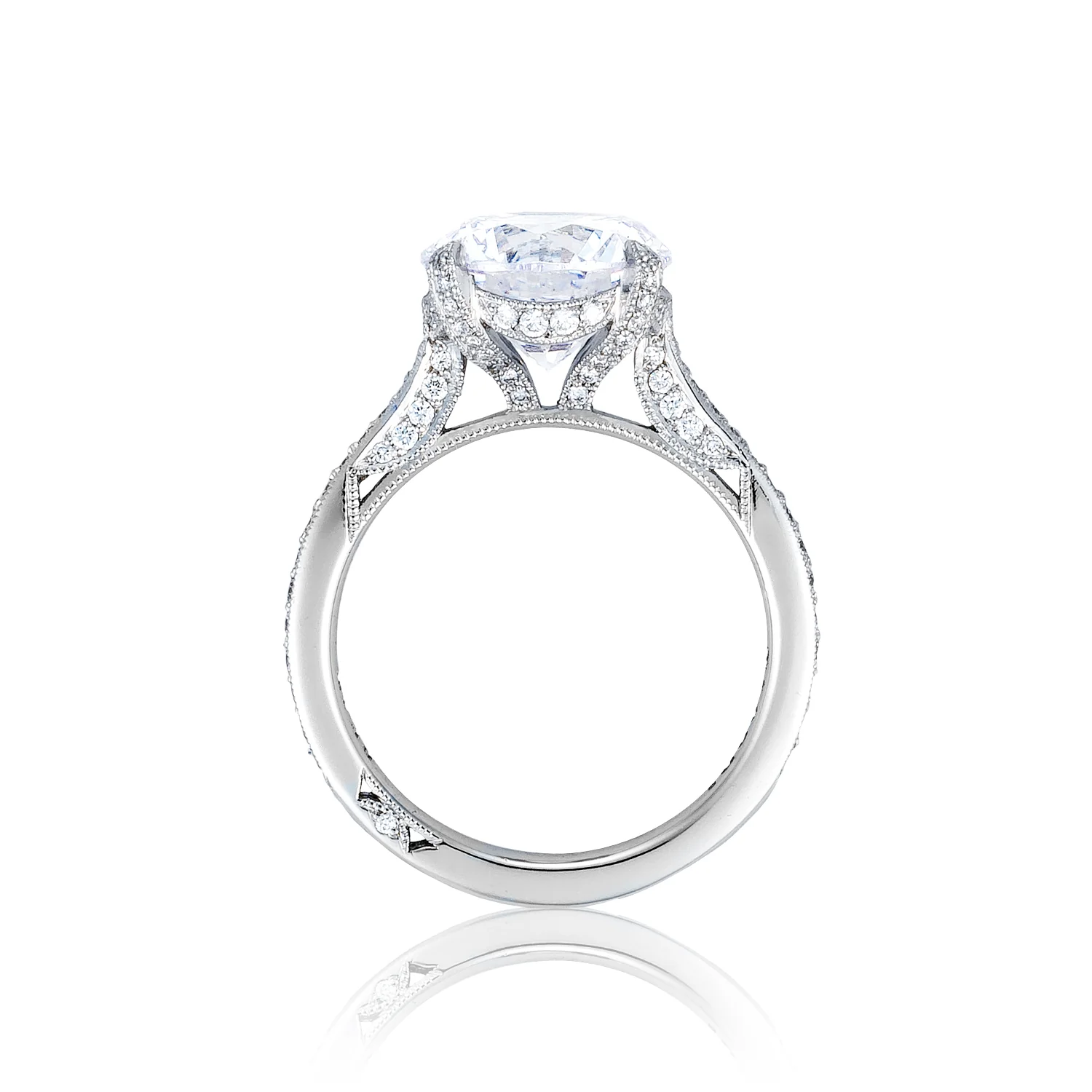 TACORI Plarinum RoyalT Diamond Pavé Engagement Ring - Image 3