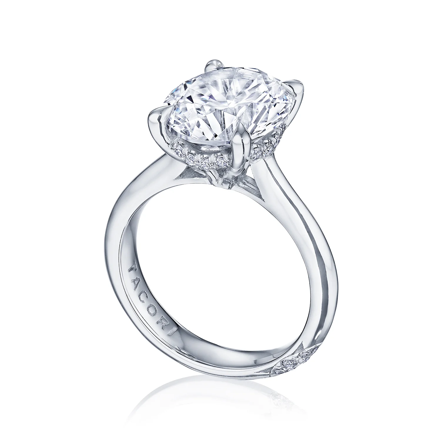 TACORI RoyalT Platinum Diamond Solitaire Engagement Ring - Image 2