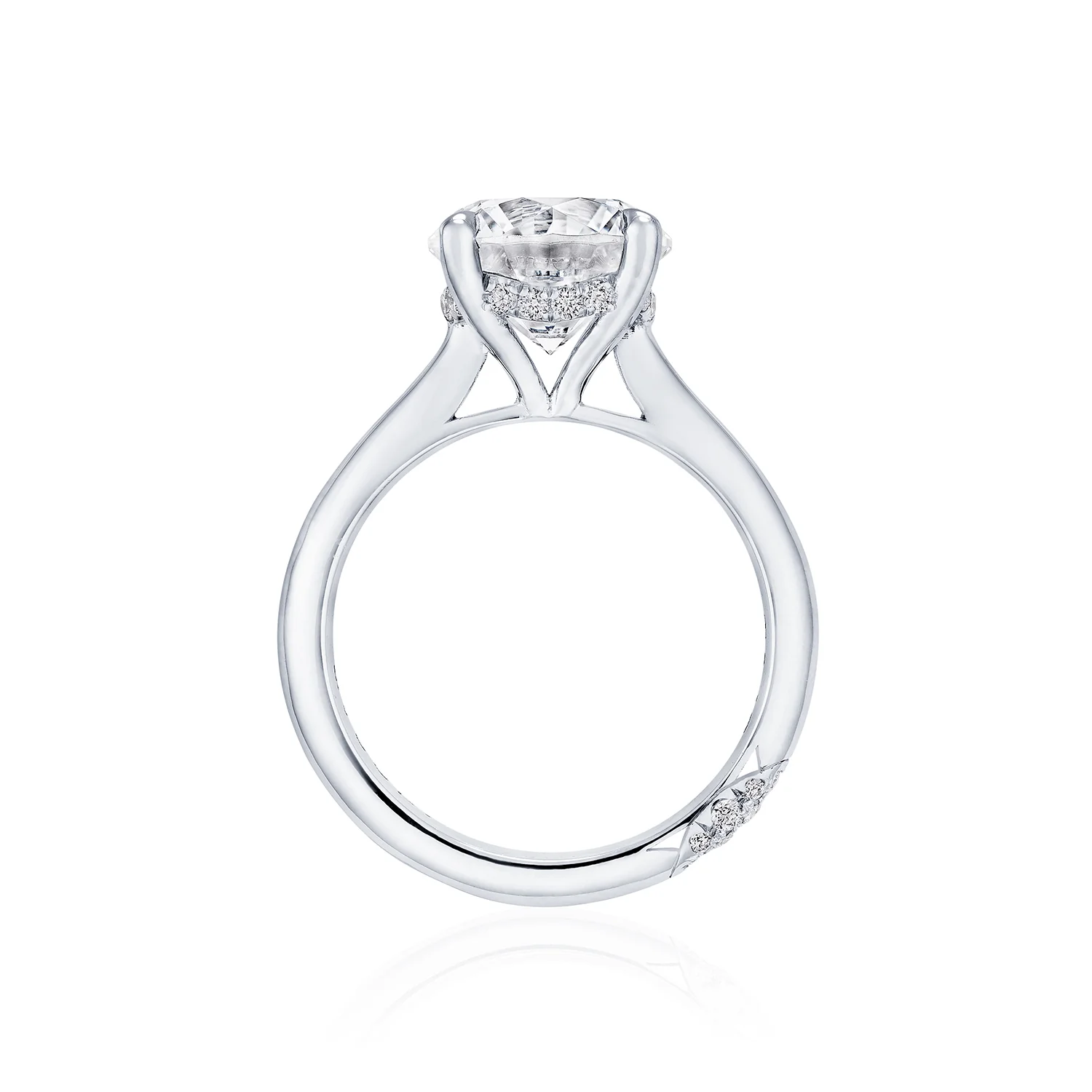 TACORI RoyalT Platinum Diamond Solitaire Engagement Ring - Image 3