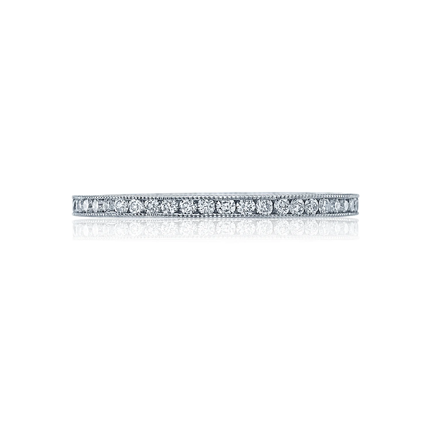 TACORI 18K Sculpted Crescent Diamond Wedding Band .21ct