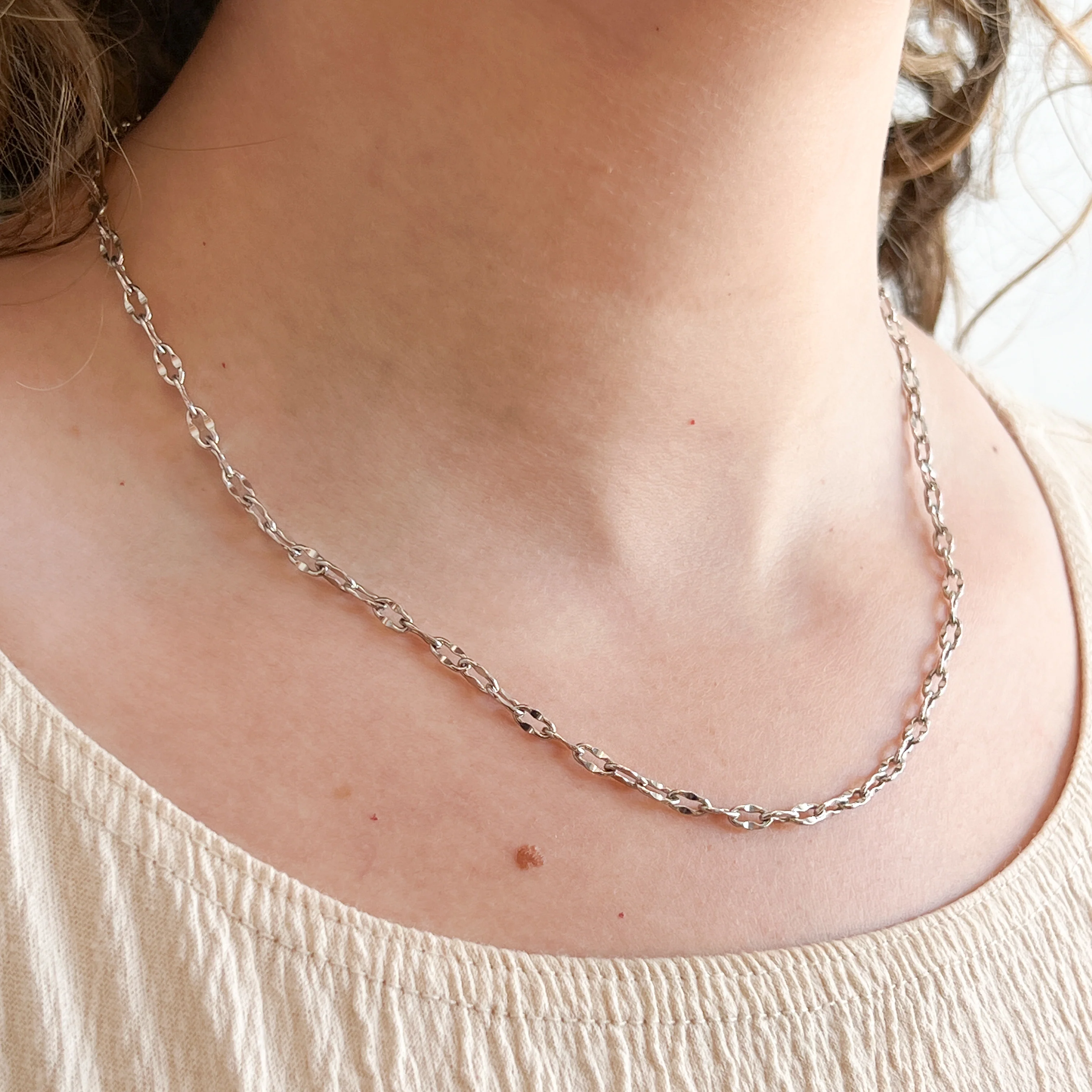 TACORI Sterling Silver Link Chain Necklace - Image 5