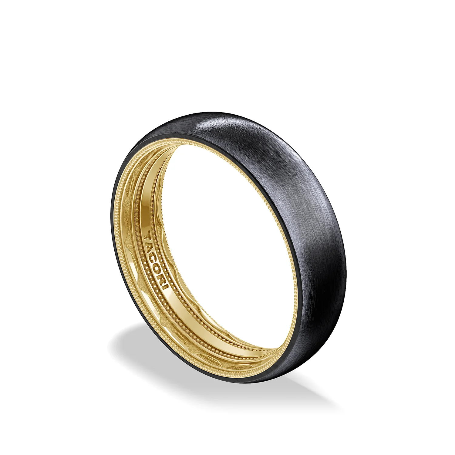 TACORI Titanium & 18K Gents' 6MM Wedding Band - Image 2