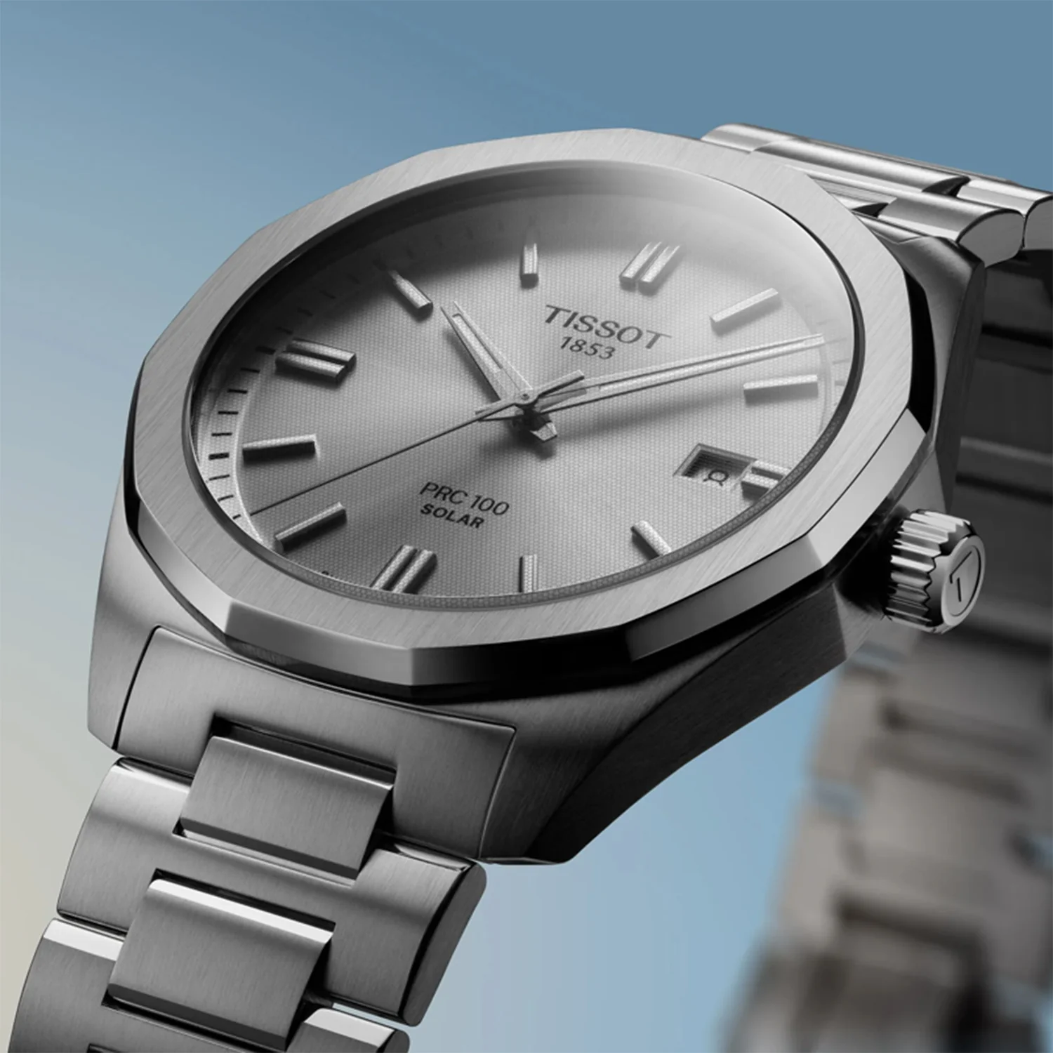 Tissot PRC 100 Solar Quartz 39MM Watch - Image 5