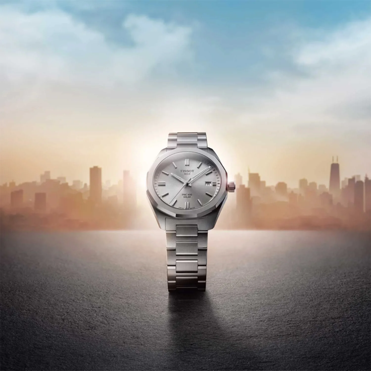 Tissot PRC 100 Solar Quartz 39MM Watch - Image 6