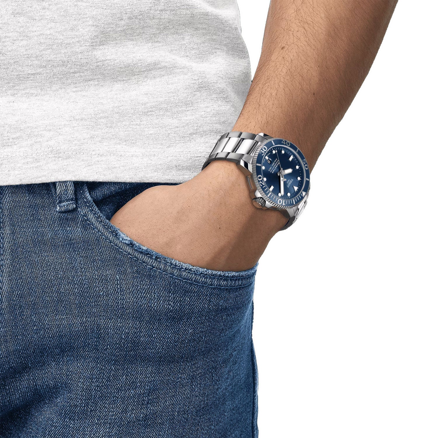Tissot Seastar 1000 Powermatic 80 Watch - 43mm - Image 3