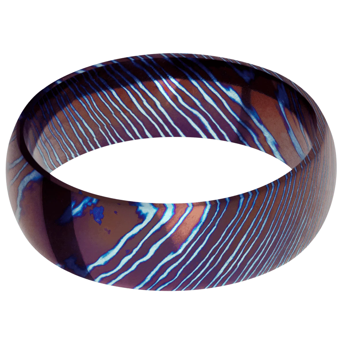 Titanium Damascus + Polish Finish - Image 3