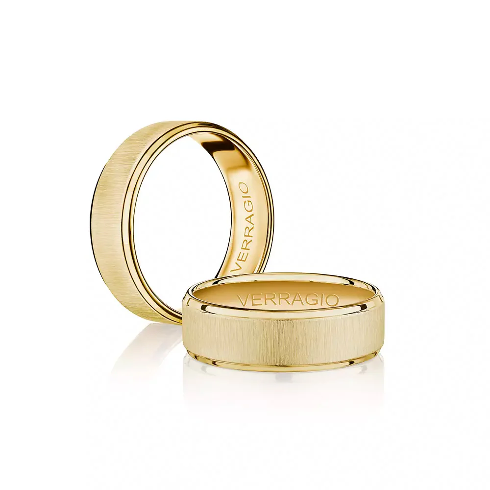 Verragio 14K Wedding Band - 7mm - Image 3