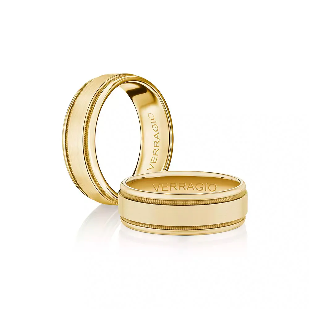 Verragio 14K Wedding Band - 7mm - Image 3