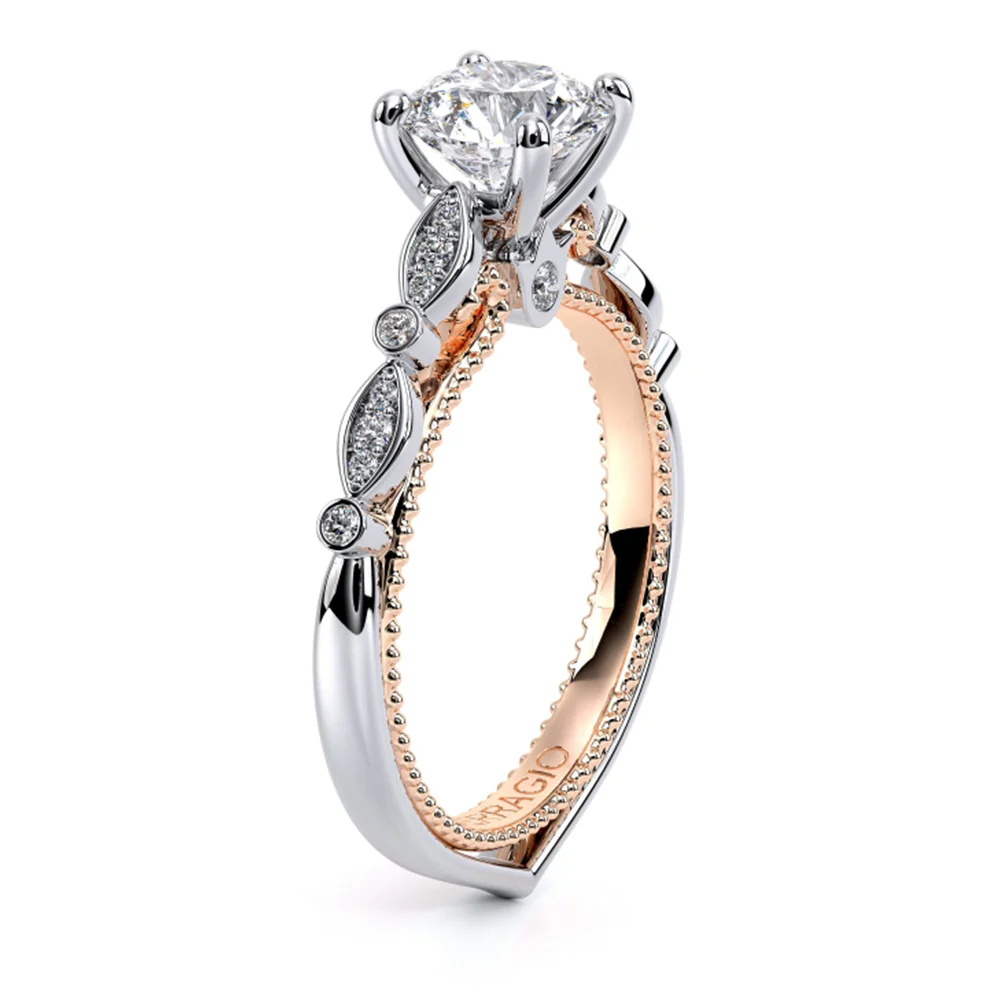 Verragio 18K Two-Tone Couture Diamond Engagement Ring - Image 2