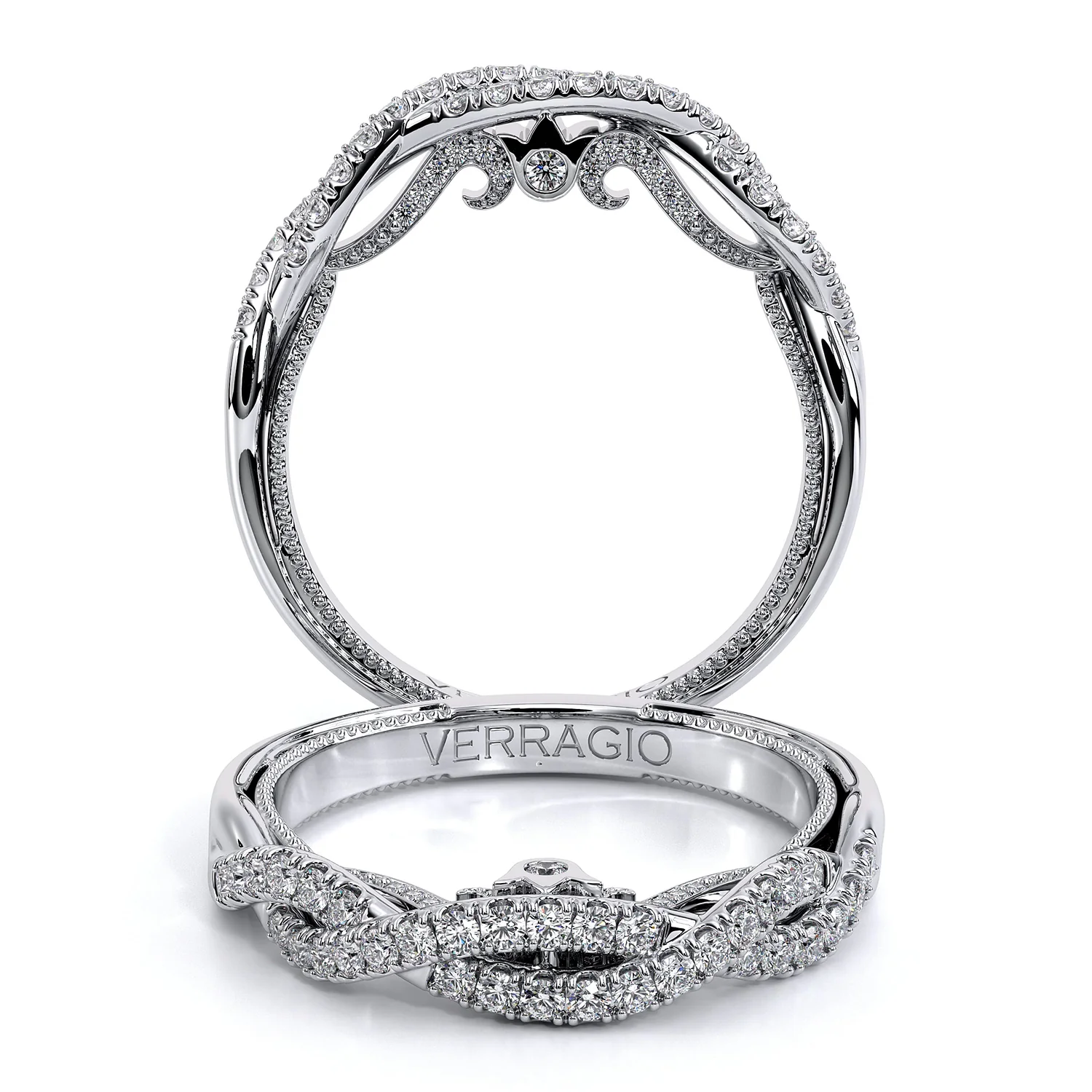 Verragio Insignia Diamond Wedding Band INS-7099W - Image 4