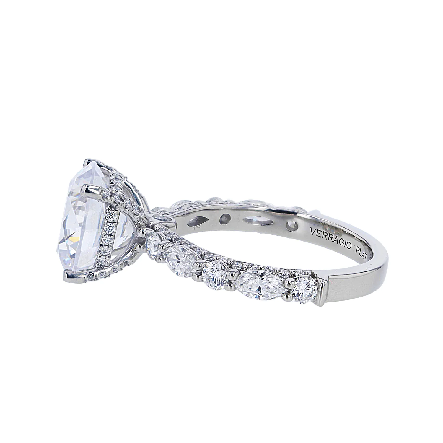 Verragio Platinum Diamond Engagement Ring - Image 2