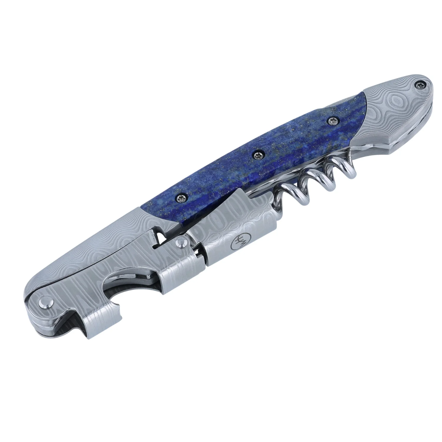 William Henry Blue Hour Hand-Forged Wine Opener & Corkscrew - Image 2