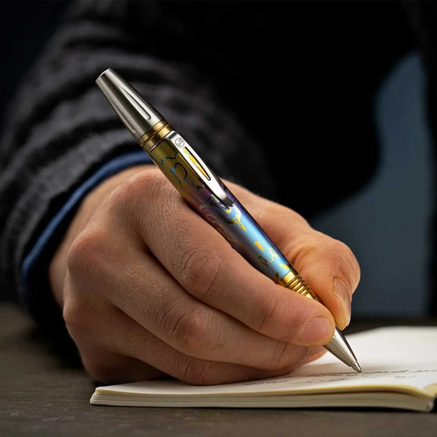 William Henry Caribe 8 Titanium and Brass Pen - Image 2