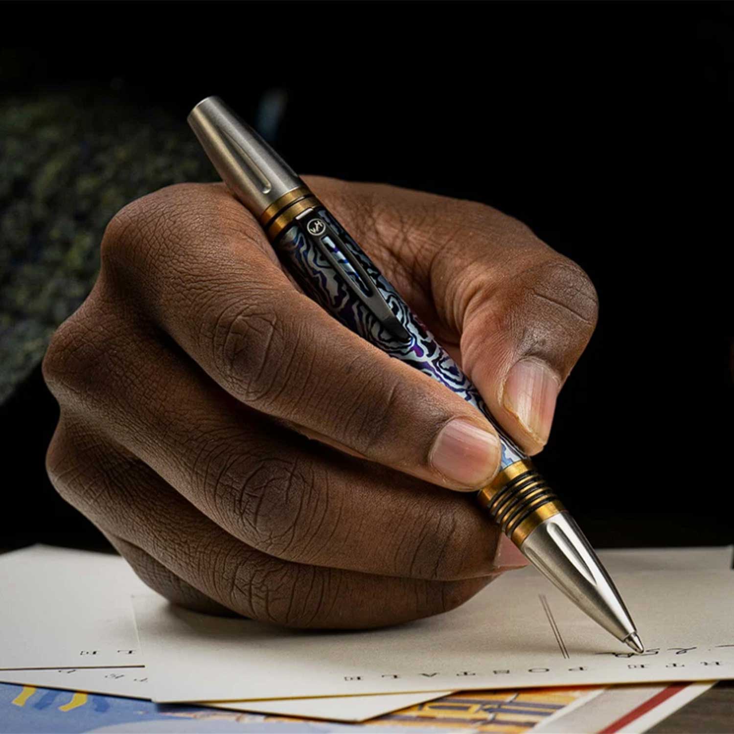 William Henry Caribe 9 Titanium and Brass Pen - Image 2