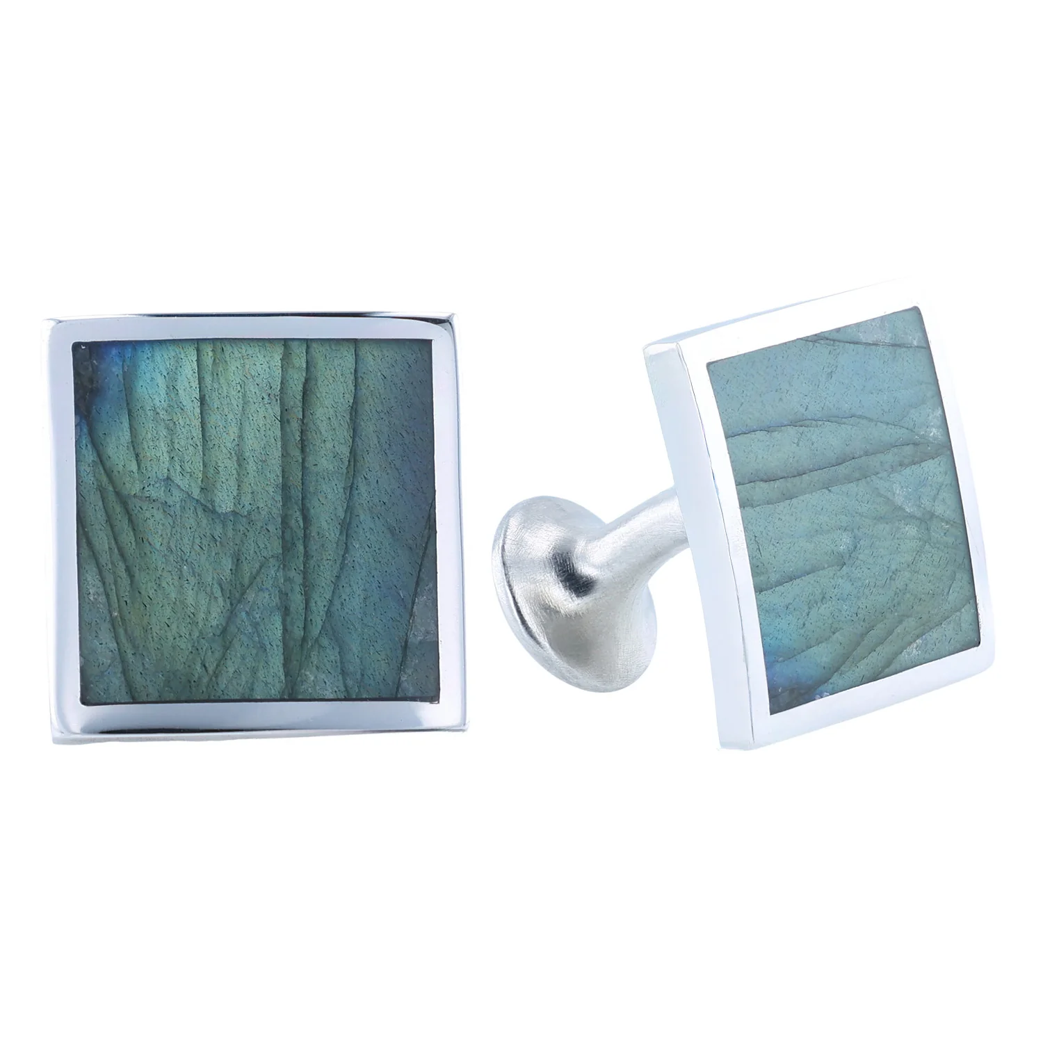 William Henry Labradorite Duo Cufflinks CL LAB