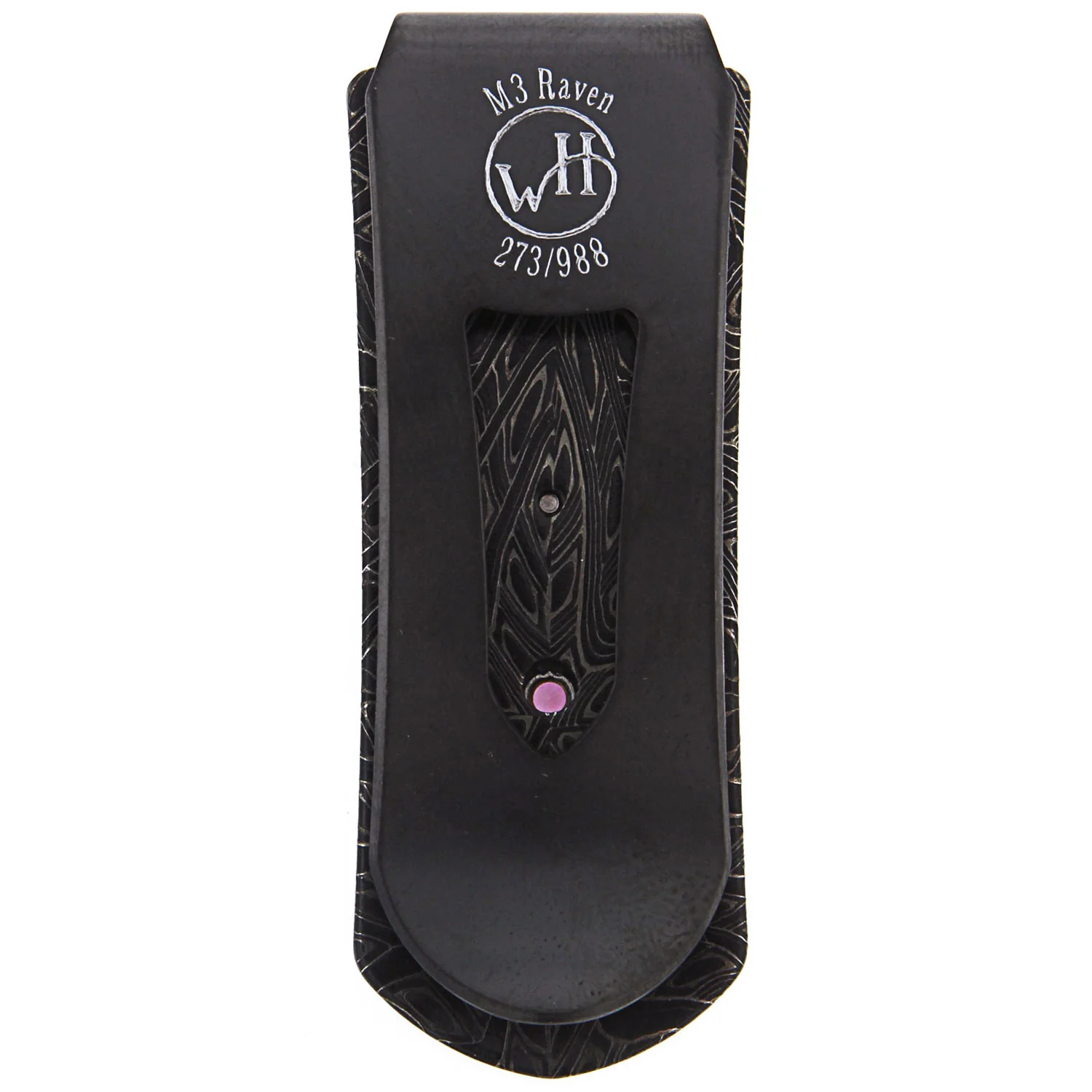 William Henry M3 Raven Zurich Money Clip - Image 3