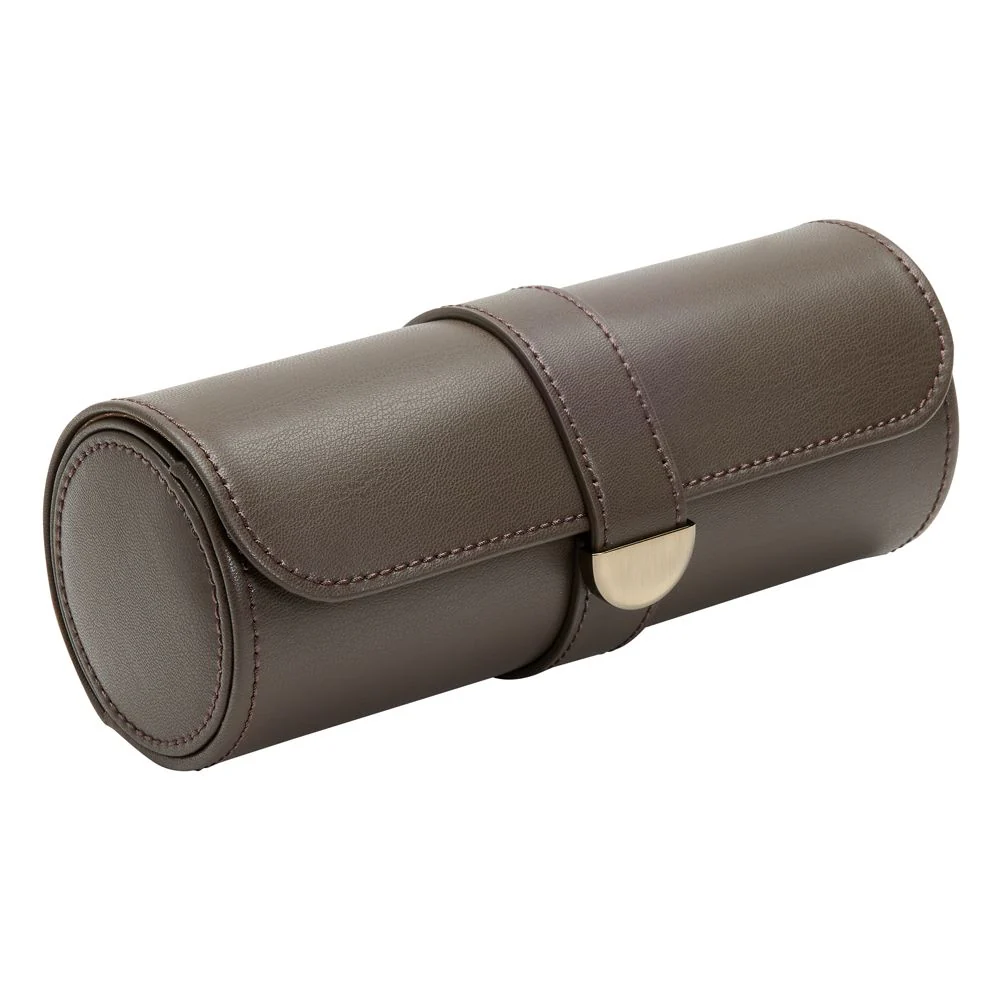 WOLF Earth Triple Watch Roll - Coffee - Image 2